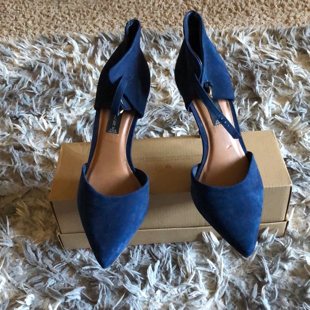 Steven by Steve Madden nubuck suede heels. Size 9 1/2.